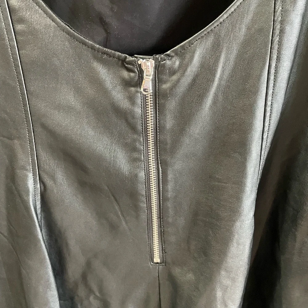 Free People Mimi Vegan Leather Mini Dress - Picture 7 of 9